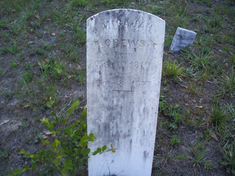 File:Micajah Crews' headstone.jpg