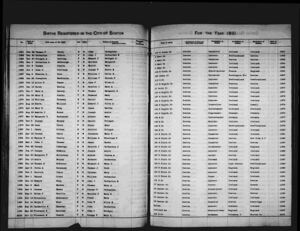 Births, 1728-1897; indexes of births, 1870-1900 - Mary E King.jpg