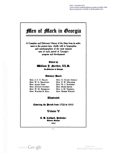 File:Men of Mark in Georgia - Volume 5.pdf