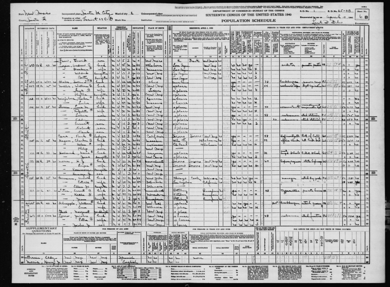 File:1940 Census including Titus Family.jpg