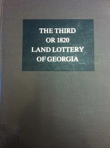 File:The Third or 1820 Land Lottery of Georgia.pdf