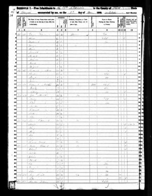 1850 Federal Census - Georgia, Ware County, 89th Subdivision - page 232 (written).jpg